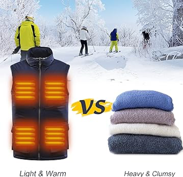 ThermicVest™ - USB Unisex Heated Vest w/Battery