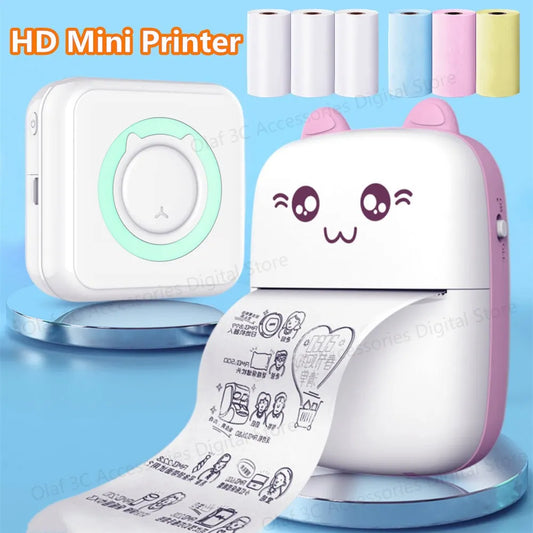 Meow Portable Mini Pocket Thermal Label Printer