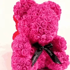 Regal Rose™ Teddy Bear (10in/25cm) + 50% Off + Free Bonus Necklace