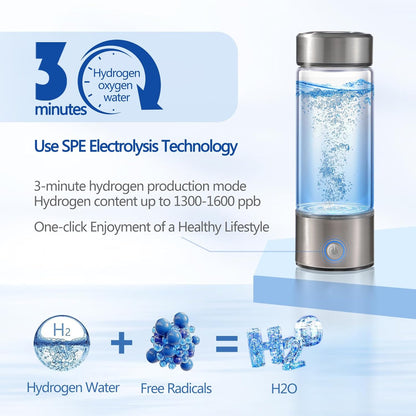 AquaÉlan™ The Ultimate Hydrogen Generator Water Bottle