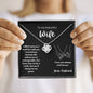 To My Beautiful Wife | Life Without You is Unimaginable | Love Knot Necklace