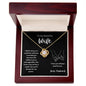 To My Beautiful Wife | Life Without You is Unimaginable | Love Knot Necklace