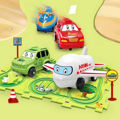 PuzzleRaceway™ Kids Car Track Set (Starting at $19.99 + Free Shipping)