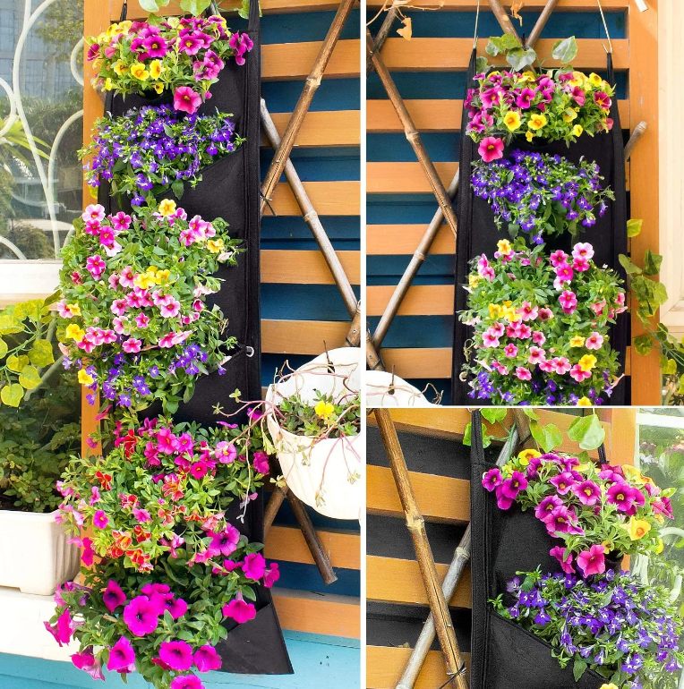 NEW DESIGN - Vertical Hanging Garden Planter Flower Pots