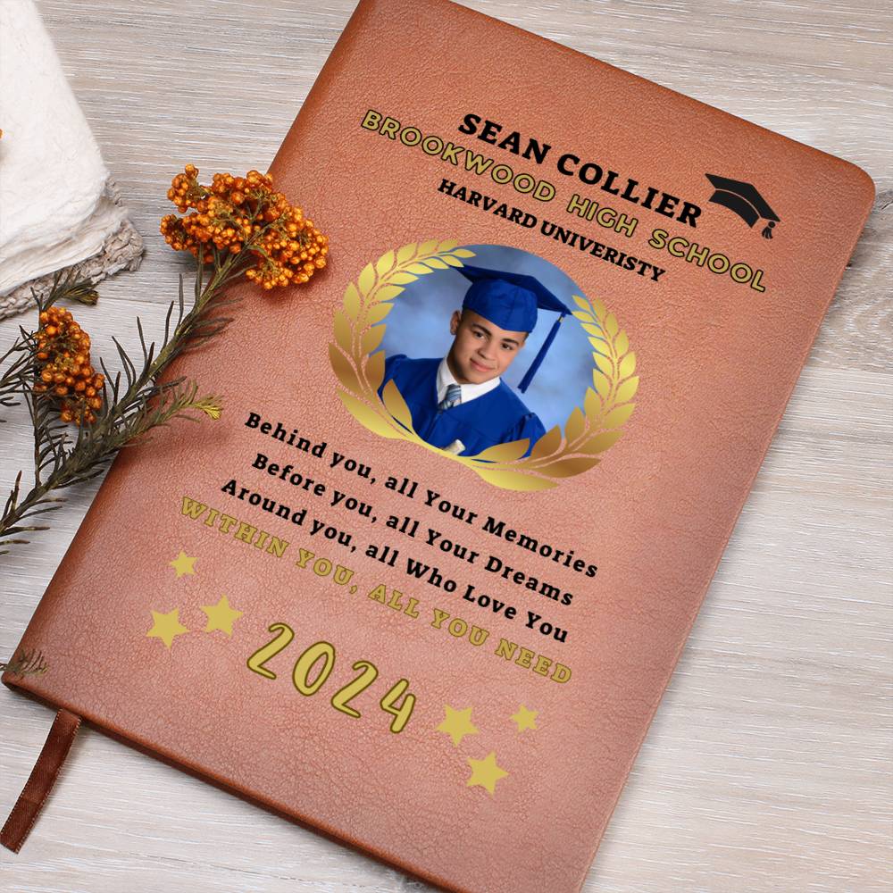 Personalized High School Graduate Graphic Journal