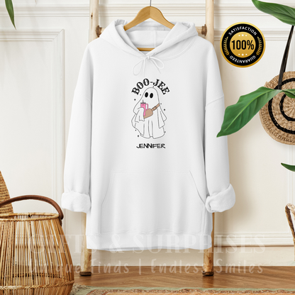 Popular Personalized Boo-Jee Ghost HOODIE | Spooky Season Favorite | S-5XL