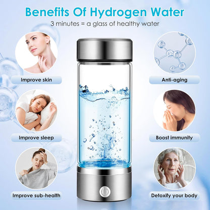 AquaÉlan™ The Ultimate Hydrogen Generator Water Bottle