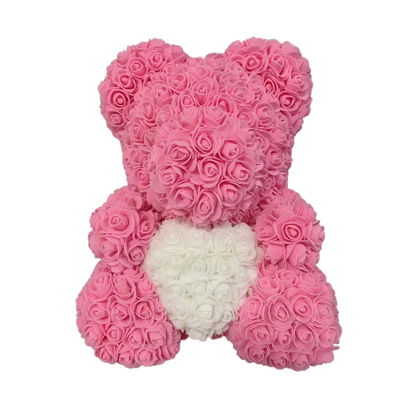 Regal Rose™ Teddy Bear (10in/25cm) + 50% Off + Free Bonus Necklace