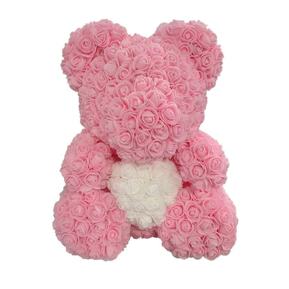 Regal Rose™ Teddy Bear (10in/25cm) + 50% Off + Free Bonus Necklace