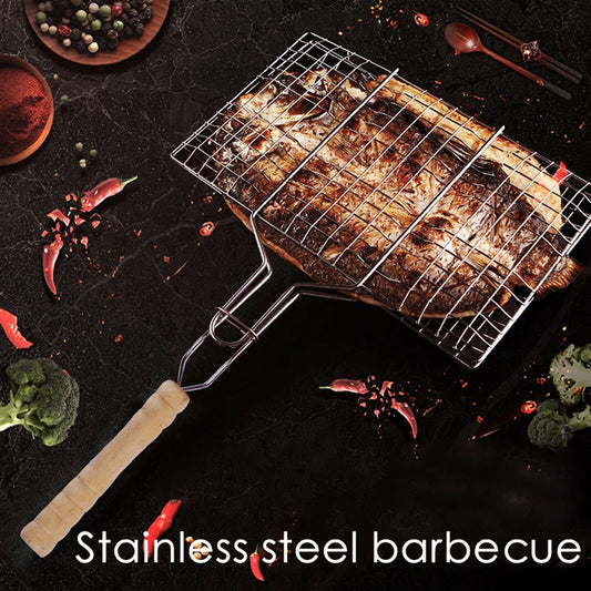 BBQ Stainless Steel Grilling Basket