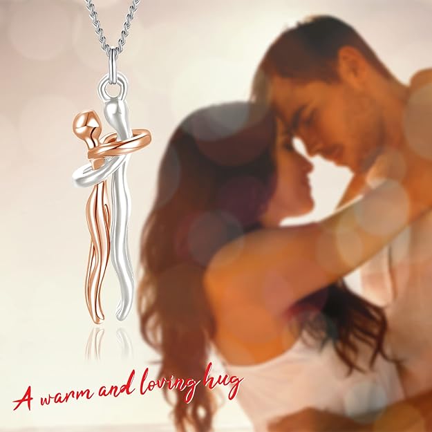 Timeless Embrace Couple's Pendant