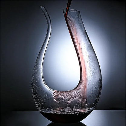 Crystal Swan Wine Decanter