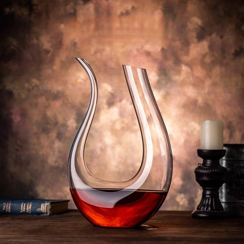 Crystal Swan Wine Decanter