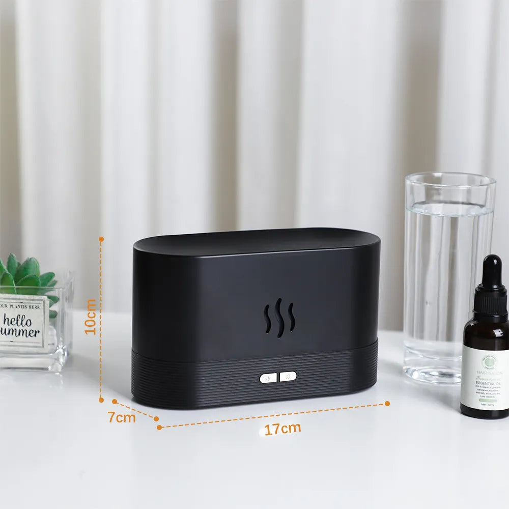 Flame Fire Humidifier & Aromatherapy Diffuser