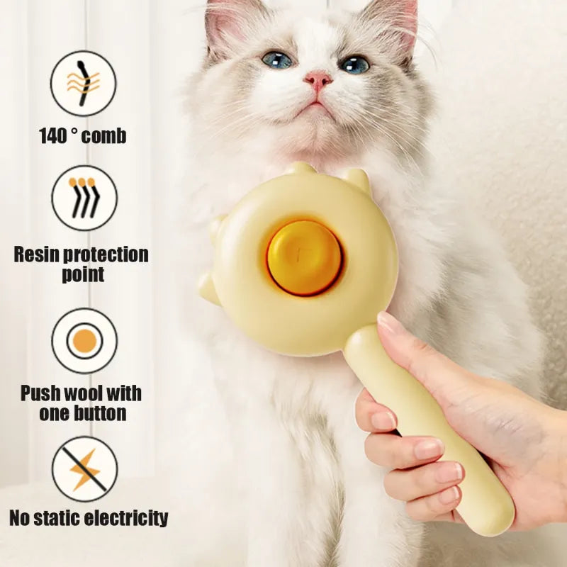 FurFreedom™ Cat Hair Groomer & Massager