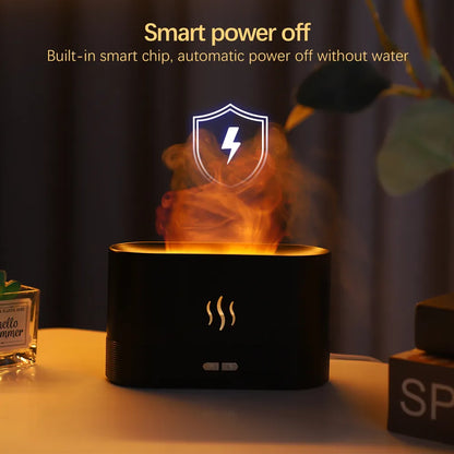 Flame Fire Humidifier & Aromatherapy Diffuser