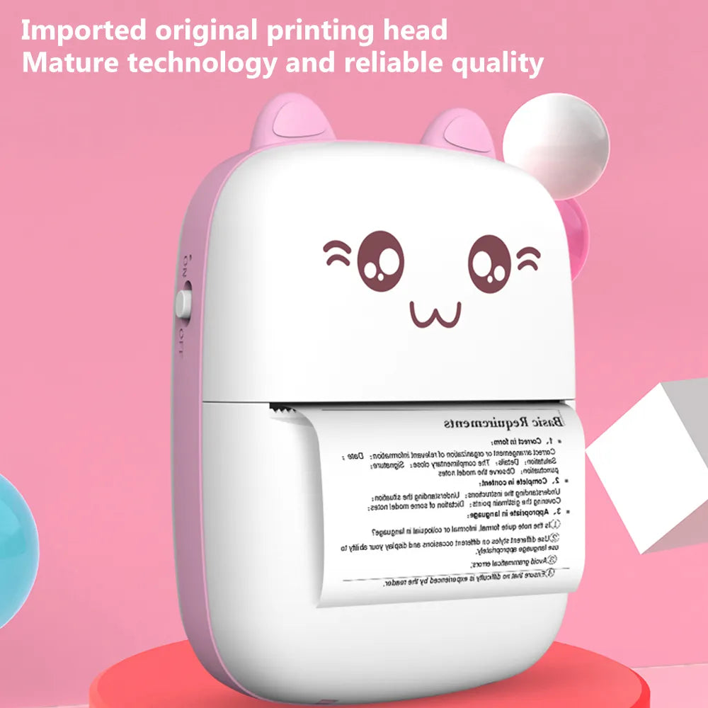 Meow Portable Mini Pocket Thermal Label Printer