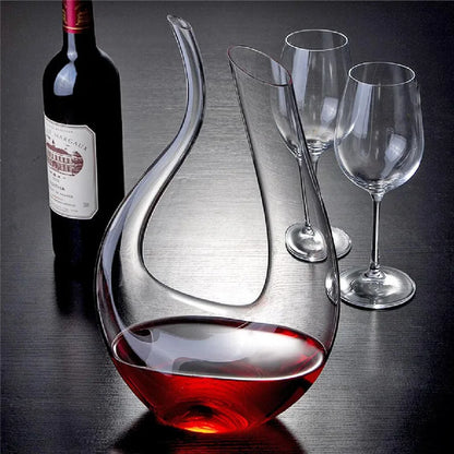 Crystal Swan Wine Decanter