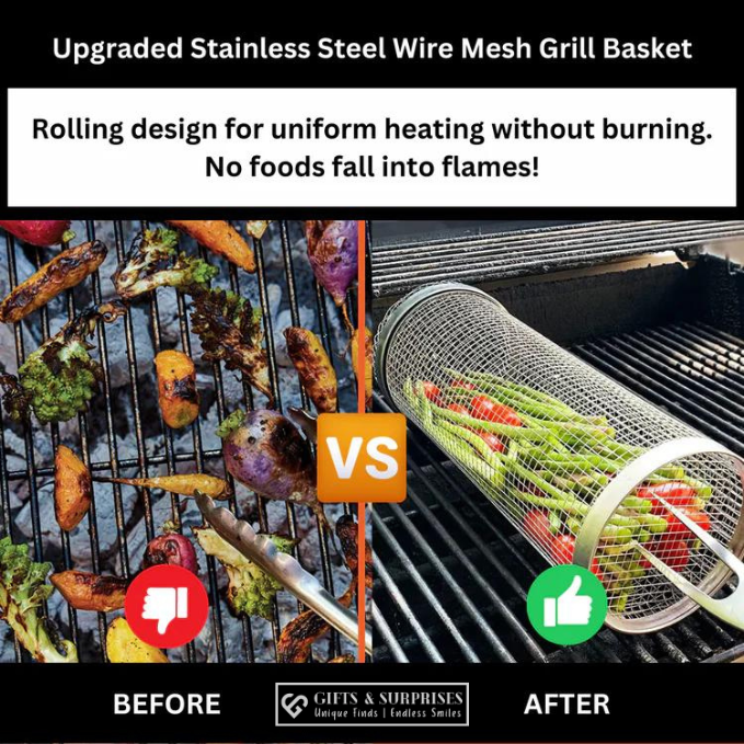 BBQ360™ PRO Ultimate Grill Basket