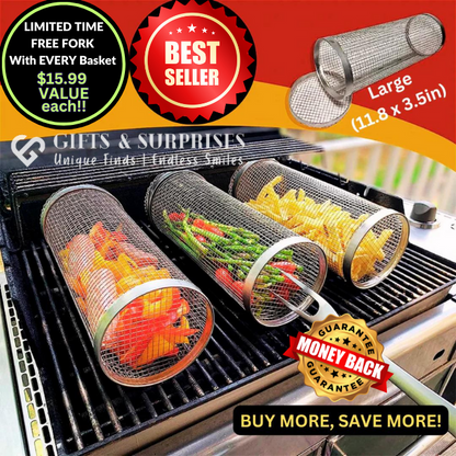 BBQ360™ PRO Ultimate Grill Basket