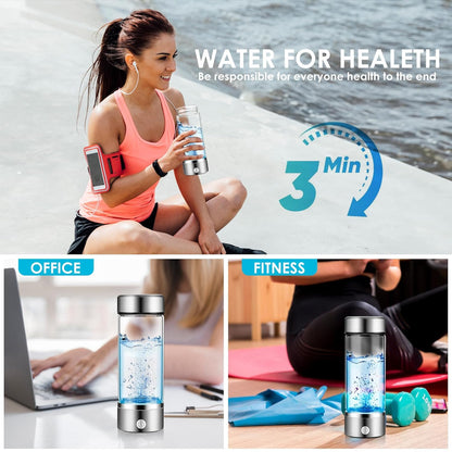 AquaÉlan™ The Ultimate Hydrogen Generator Water Bottle