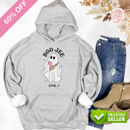 Popular Personalized Boo-Jee Ghost HOODIE | Spooky Season Favorite | S-5XL