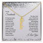 [Almost Sold Out] To My Soulmate | You Are My Life | Custom Made Name Necklace