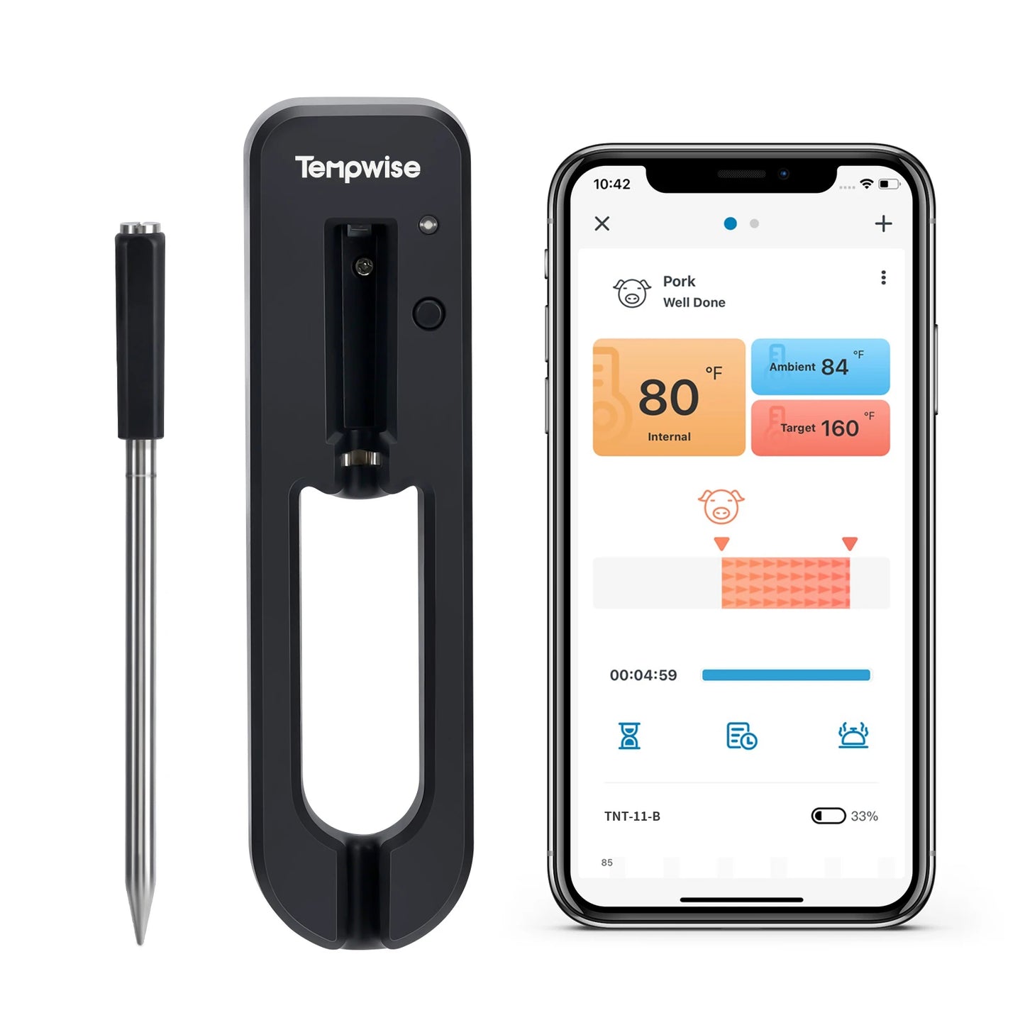 Smart BBQ Bluetooth Thermometer