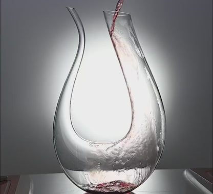 Crystal Swan Wine Decanter