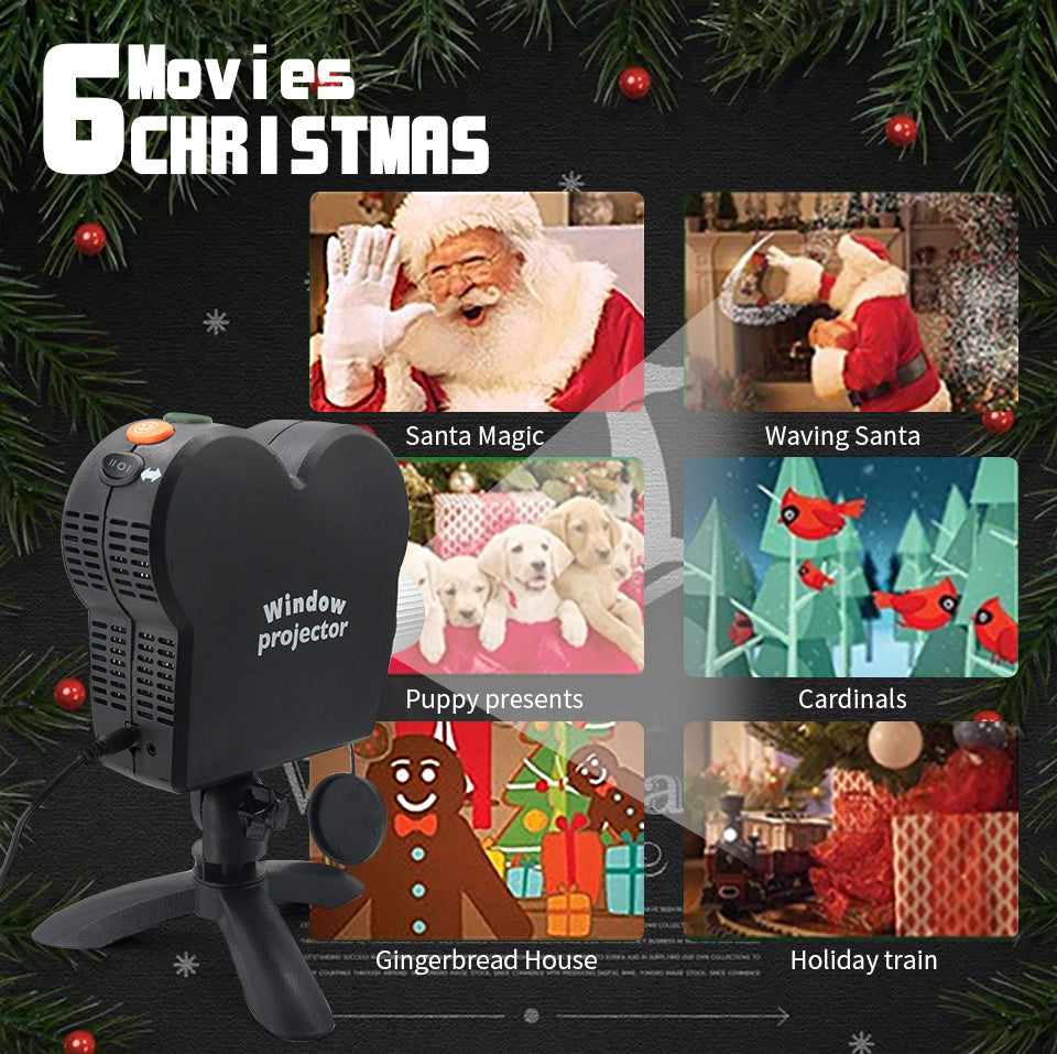 FrostyFrame™ Christmas Wonderland Window Projector (Free Shipping)