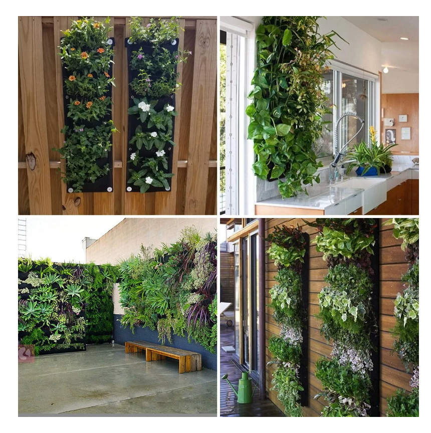 NEW DESIGN - Vertical Hanging Garden Planter Flower Pots